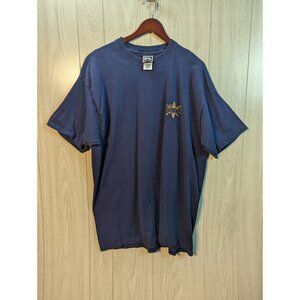 Pro Player Game T Shirt Mens Navy Blue Sz XXL 2XL Hawaii Shirt Sleeve Vintage